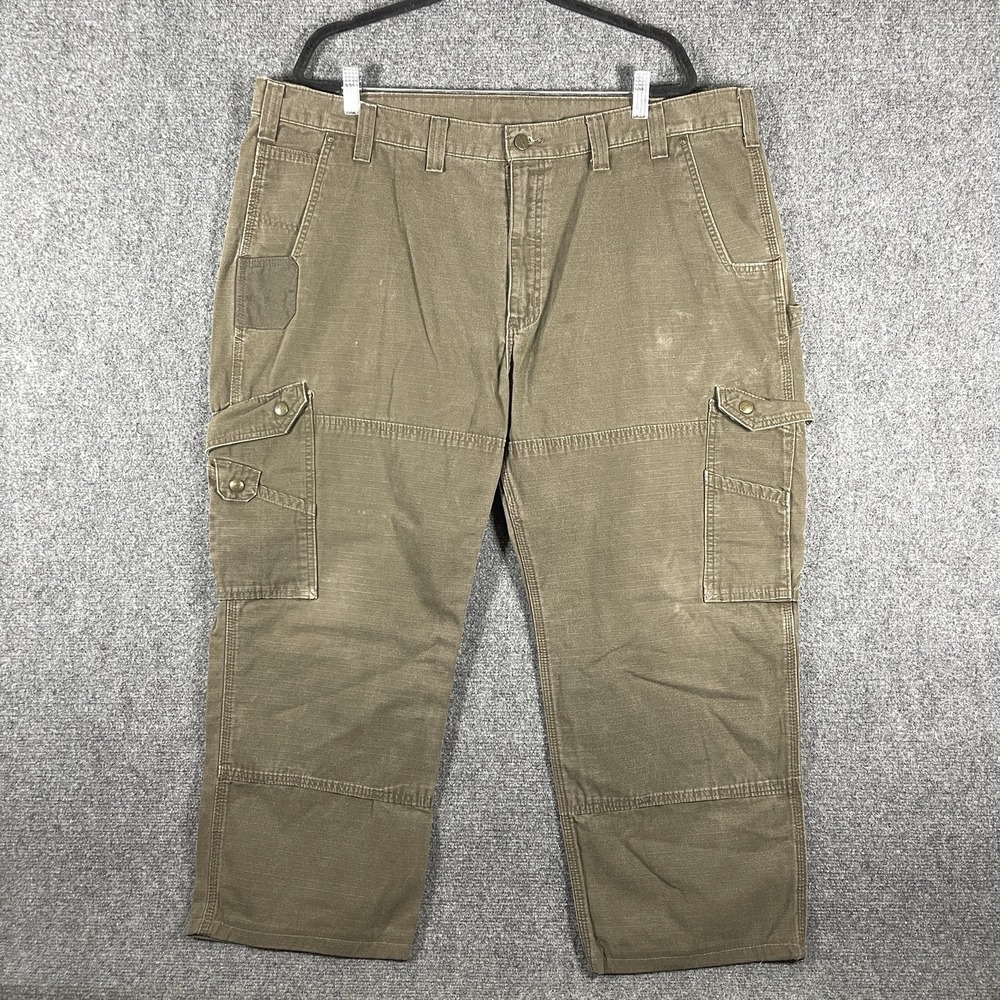 Carhartt Relaxed Fit Ripstop Cargo Double Knee Work B342-DFE Size 44x27 #3064